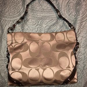 Coach purse & matching wallet w/cleaner